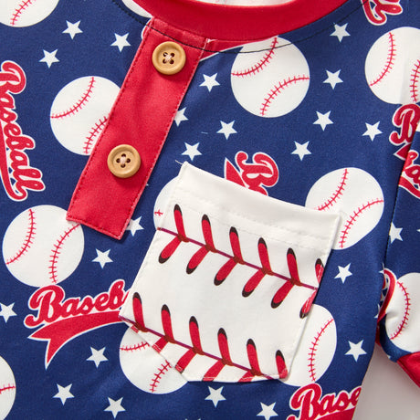 Play Ball! Pocket Tee| Pete + Lucy