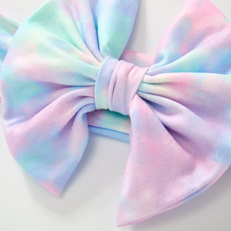 Cotton Candy Swirl Bow Headband | Pete + Lucy