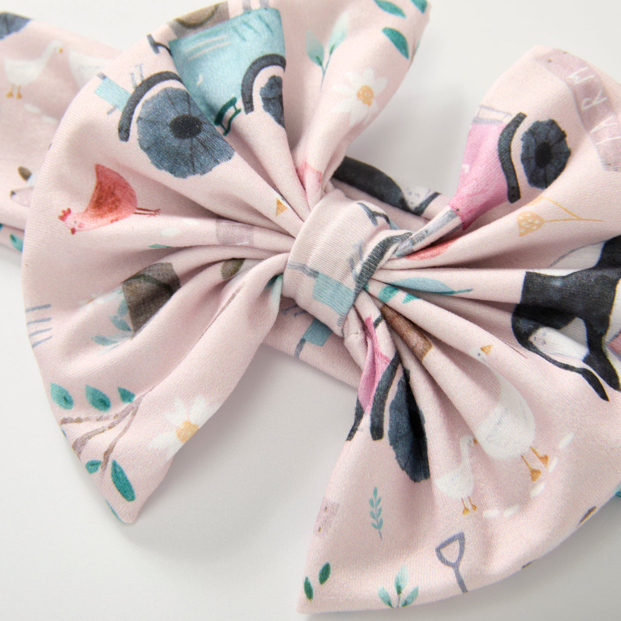 Friendly Farmyard Bow Headband | Pete + Lucy