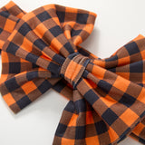 Harvest Gingham Bow Headband | Pete + Lucy