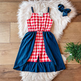 Americana Skirted Romper by Twocan