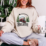 Believe North Pole Train | Graphic Sweatshirt