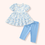 Baby Blue Vintage French Fairytale Capri Set | Pete + Lucy