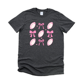 Football Coquette Graphic Tee