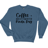 Coffee & Baggy | Graphic Sweatshirt
