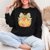 Colorful Thankful Pumpkin Sweatshirt | Women's