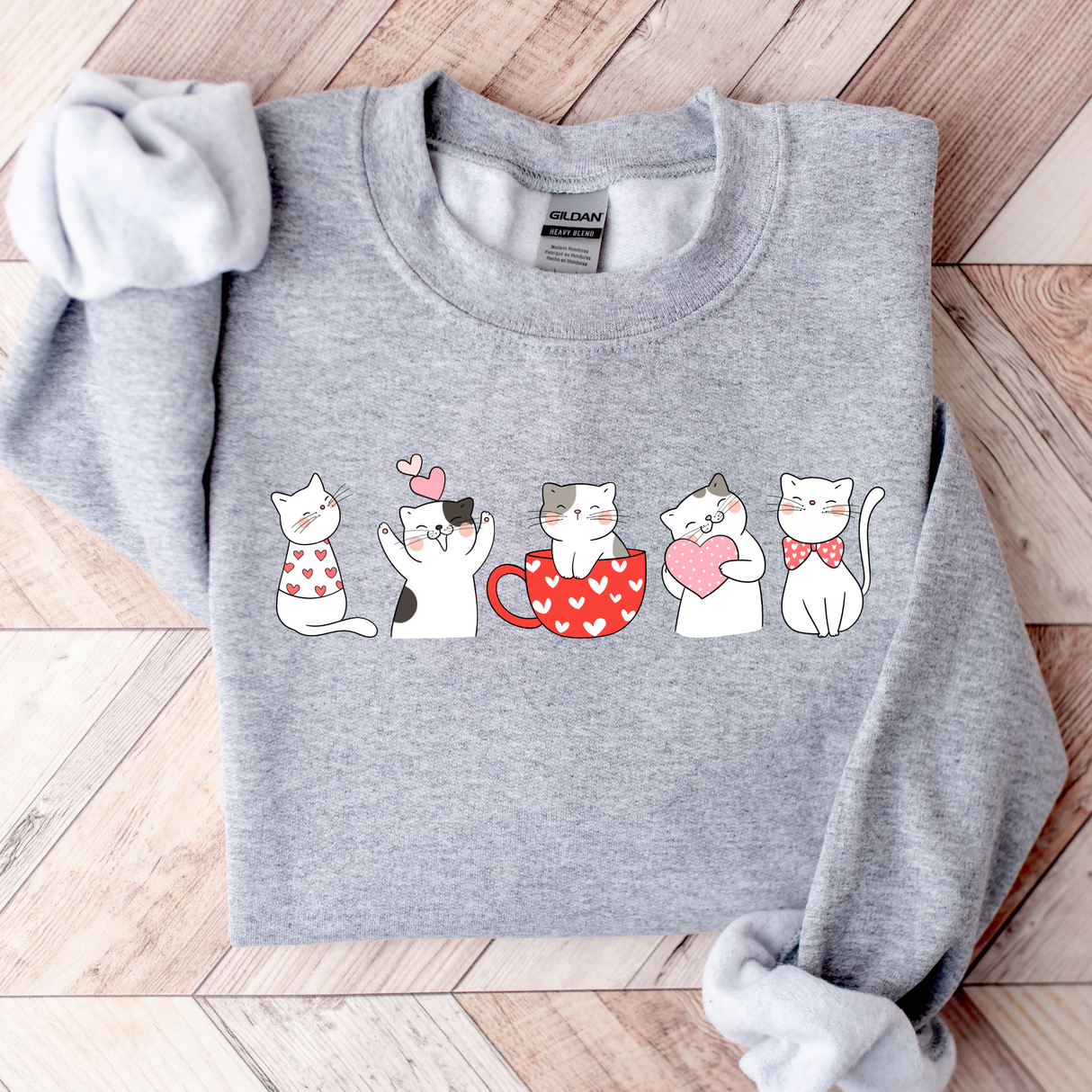 Valentine Cats | Graphic Tee or Sweatshirt