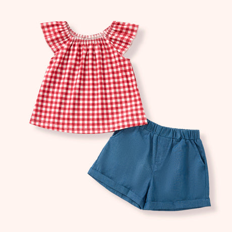 Gingham Picnic Summer Set | Pete + Lucy