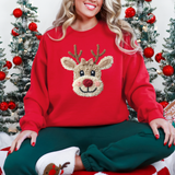 Yarn Reindeer | Graphic Sweatshirt