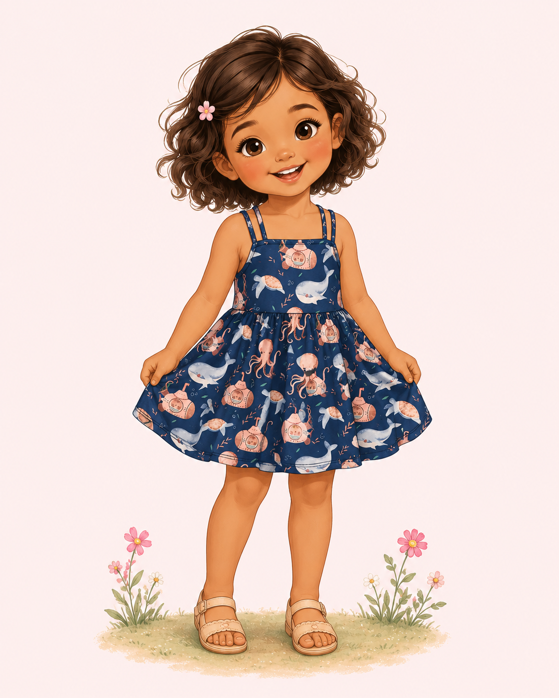 Ocean Explorers Dress | Pete + Lucy