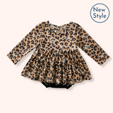 Snow Leopard Baby Skirted Bubble | Pete + Lucy