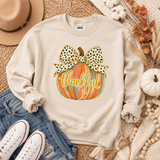 Colorful Thankful Pumpkin Sweatshirt | Women's