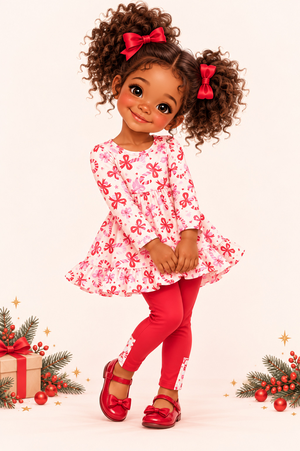 Candy Cane Cutie Pants Set | Pete and Lucy