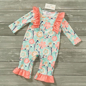Petals In The Forest Baby Romper By Pete and Lucy