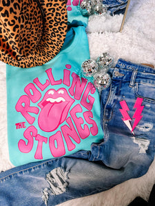 Pink Rolling | Women's Graphic Sweatshirt