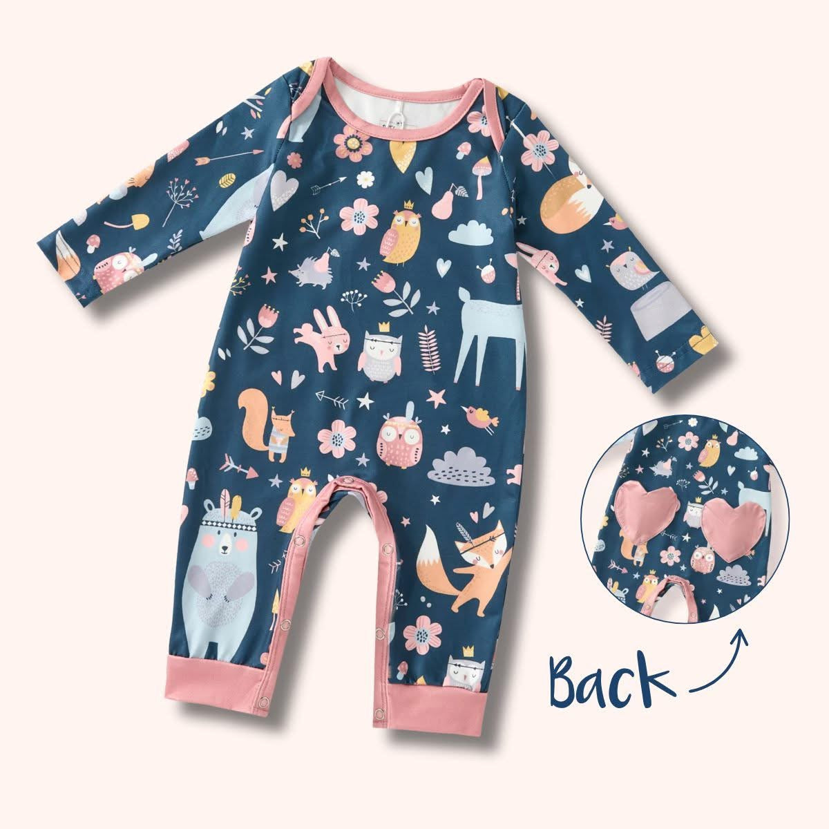 Tribal Friends Baby Romper | Pete + Lucy