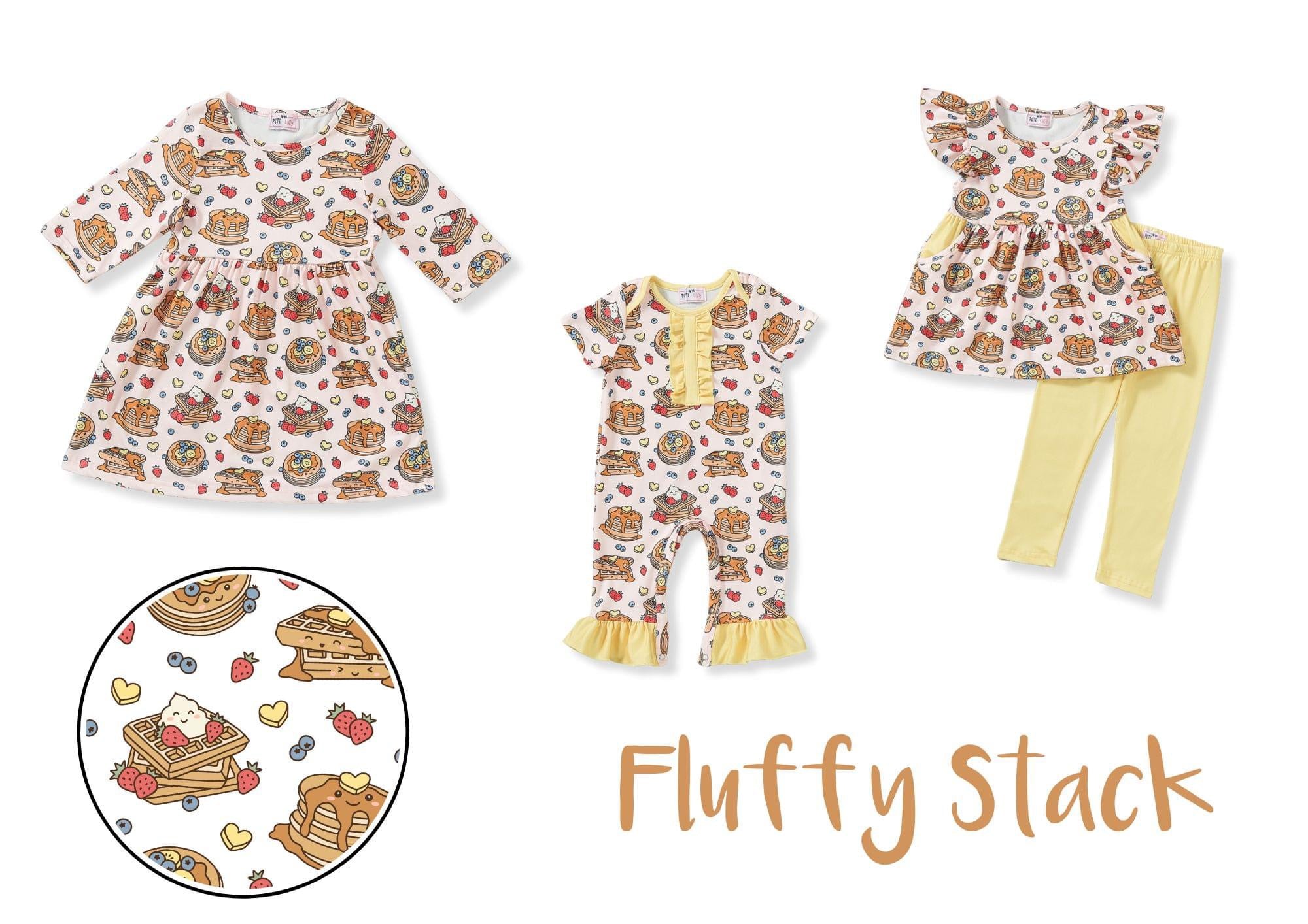 Fluffy Stack Baby Romper by Pete and Lucy