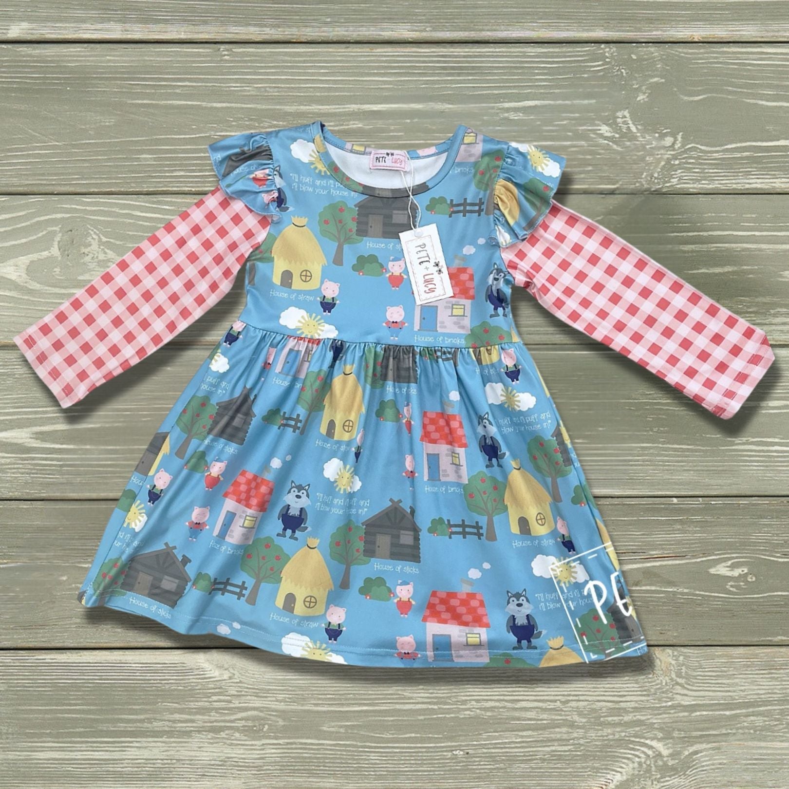 Three Little Pigs Dress by Pete + Lucy