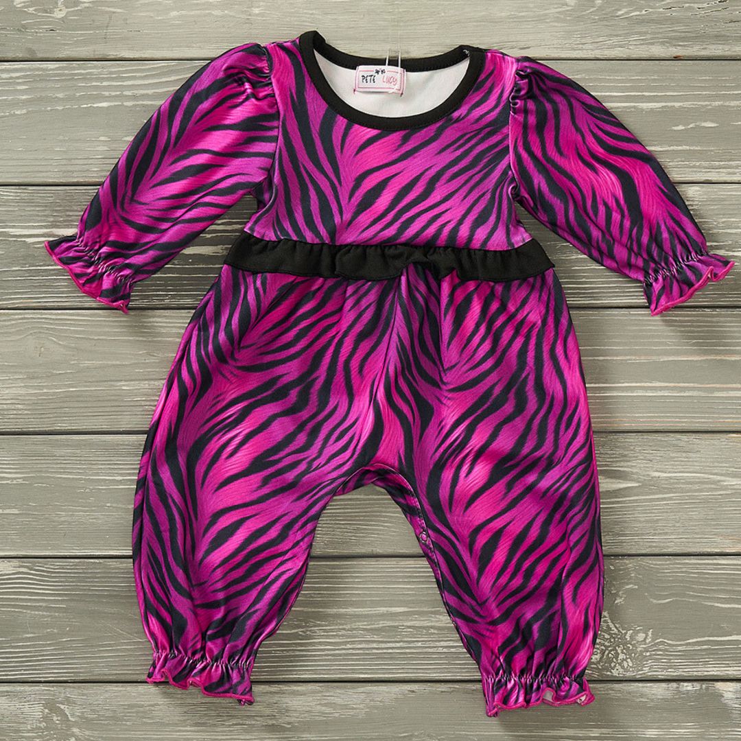 Fierce Fuchsia Baby Romper by Pete + Lucy