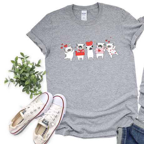 Valentine Dogs | Graphic Tee or Sweatshirt