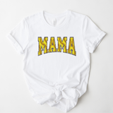 Softball Mama Faux Patch Graphic Tee