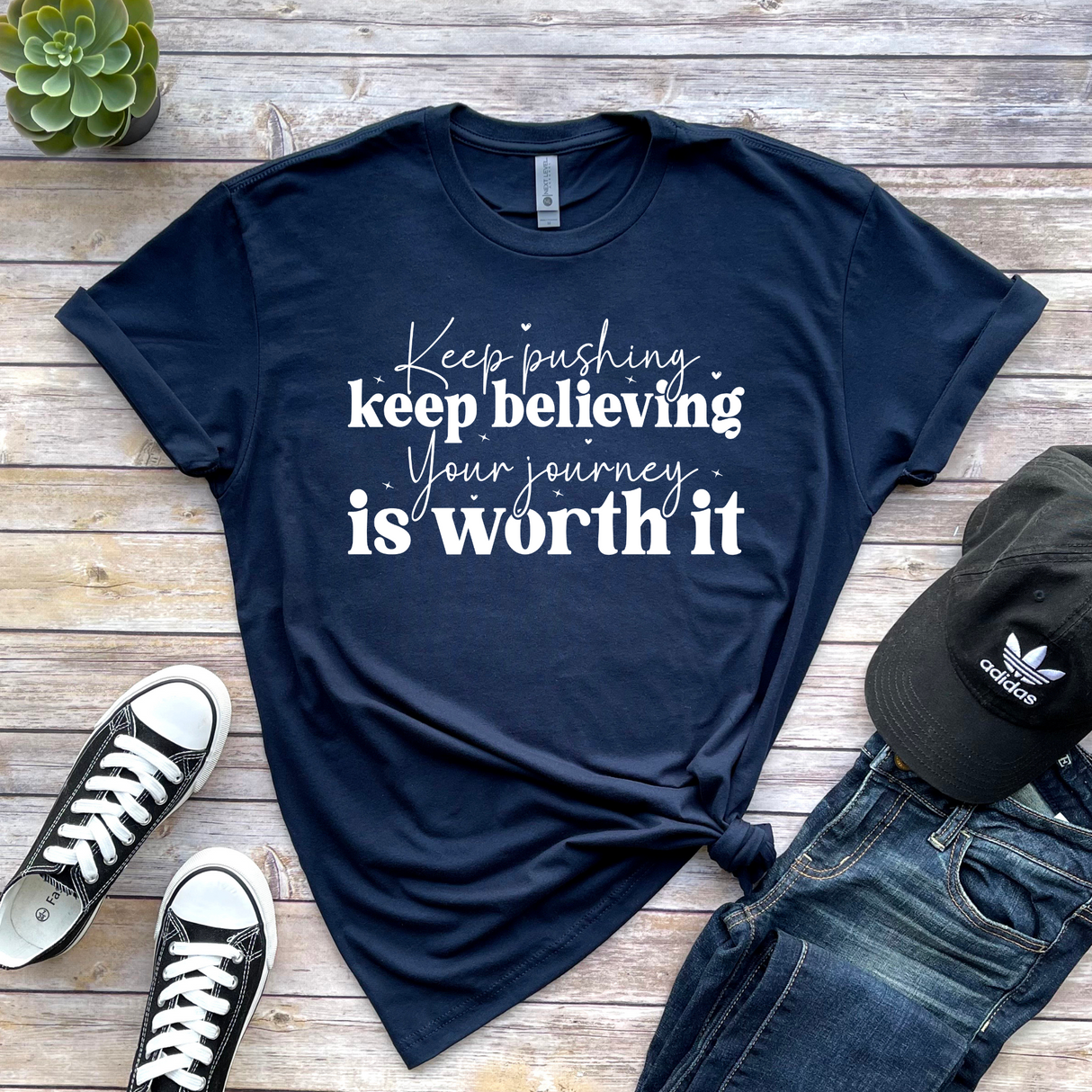 Keep Pushing | Graphic Tee