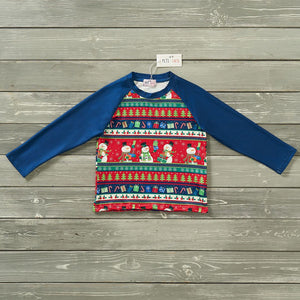 Festive Frosty Raglan Shirt by Pete + Lucy