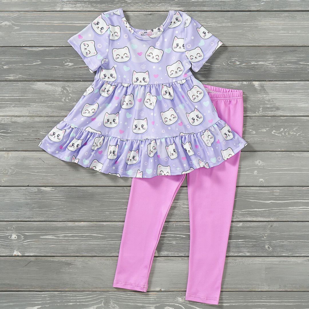 Cat's Meow Outfit Set by Pete + Lucy