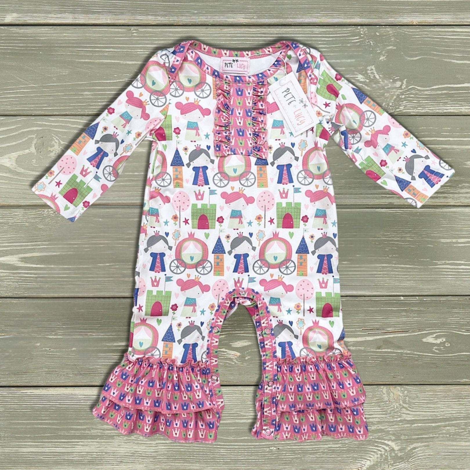 Princess Party Baby Romper by Pete + Lucy