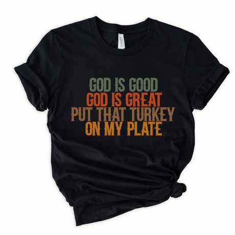 Turkey on my Plate | Graphic Tee or Sweatshirt