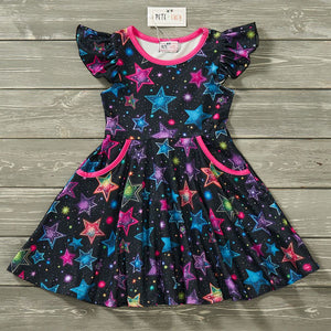 Electric Starlight Dress by Pete + Lucy