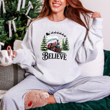 Believe North Pole Train | Graphic Sweatshirt