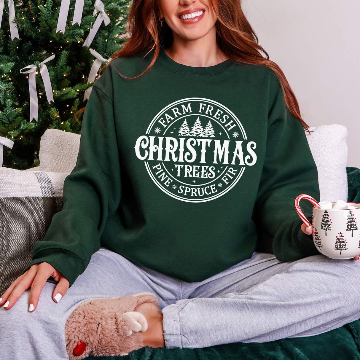 Farm Fresh Christmas Trees | Graphic Sweatshirt