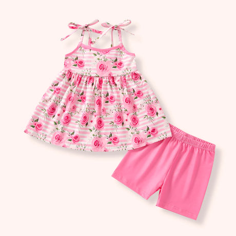 Pink Posies Outfit Set | Pete + Lucy | PREORDER