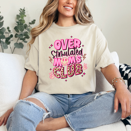 Leopard Moms Club | Graphic Tee
