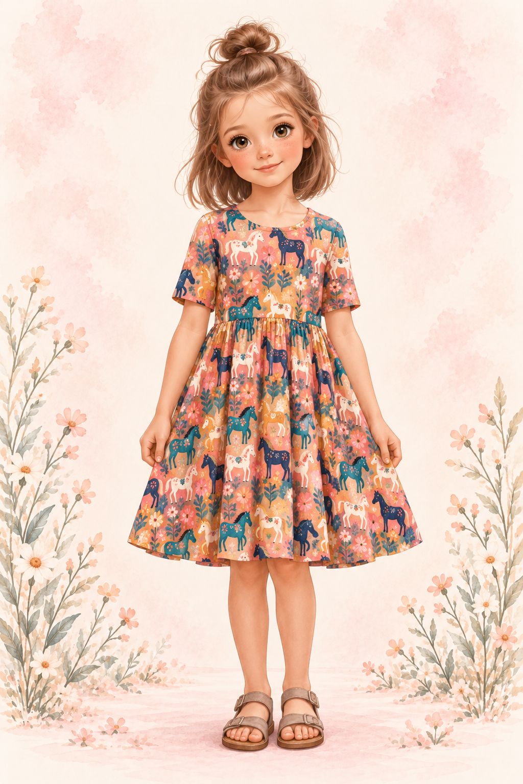 Wild & Free Bamboo Twirl Dress | Landrie Lou