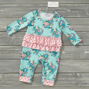 Dragon’s Bouquet Baby Romper By Pete and Lucy