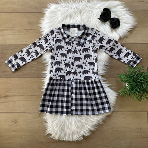 Black Bears Dress by Twocan