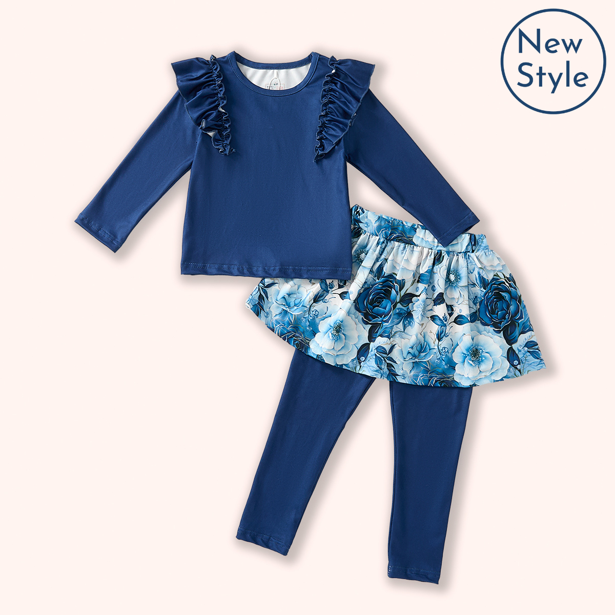 Winterberry Blooms Skirted Outfit Set | Pete + Lucy