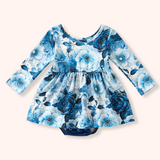 Winterberry Blooms Baby Skirted Romper | Pete + Lucy