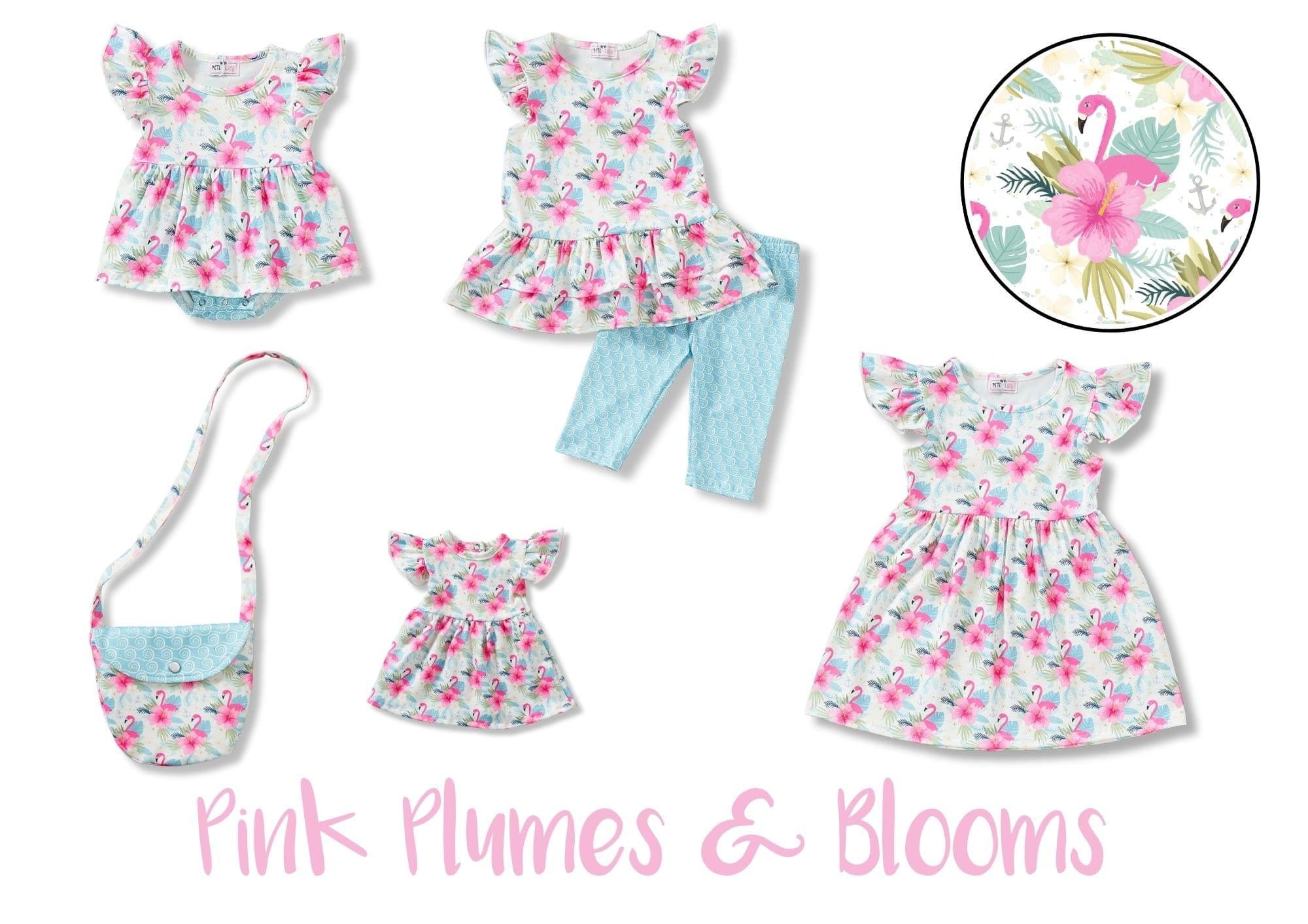 Pink Plumes & Blooms Dress by Pete and Lucy