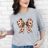 Vintage Valentine Bow | Graphic Tee