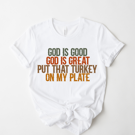 Turkey on my Plate | Graphic Tee or Sweatshirt