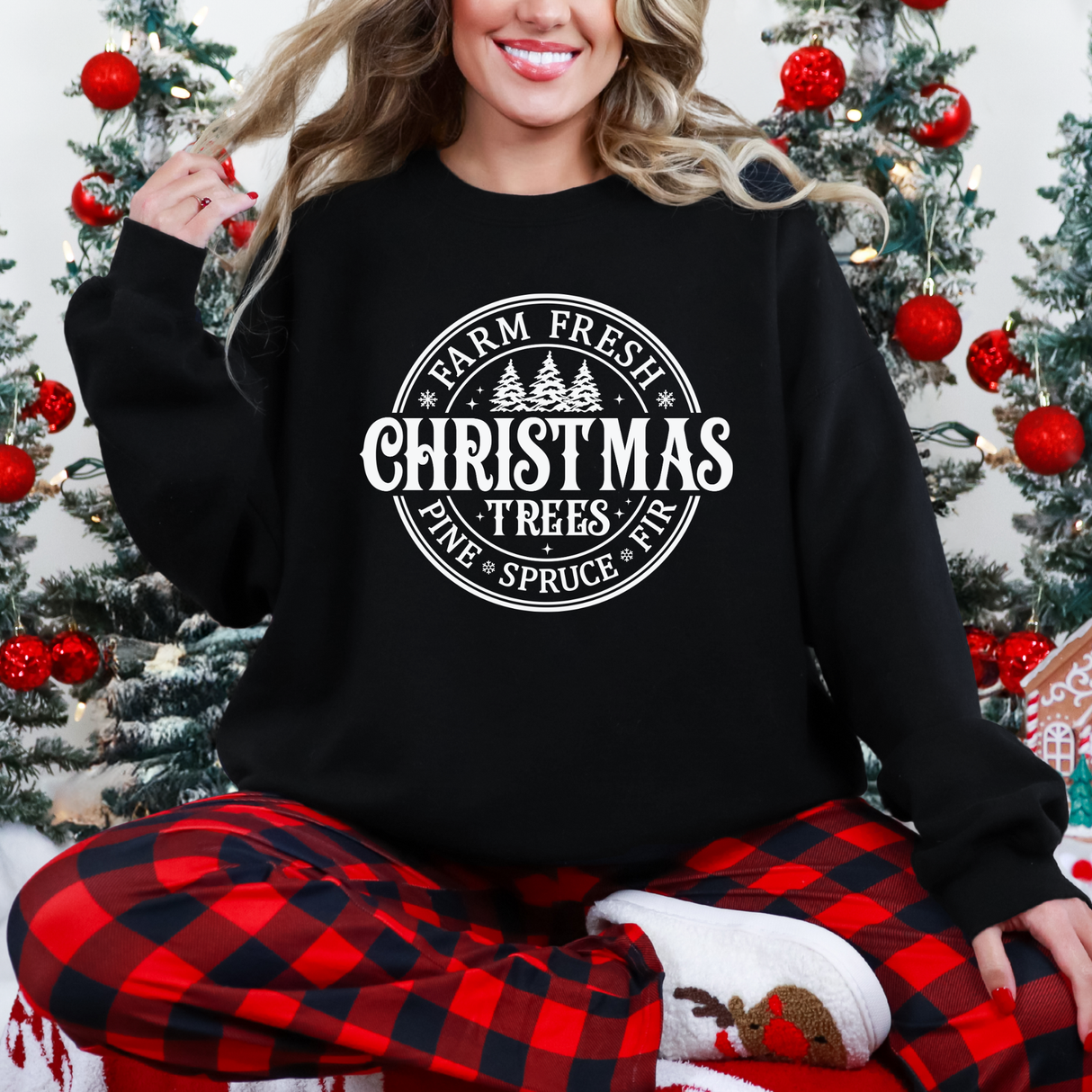 Farm Fresh Christmas Trees | Graphic Sweatshirt