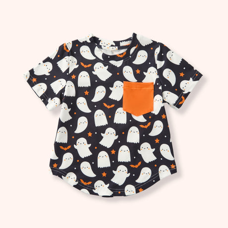 Boo Crew Pocket Tee | Pete + Lucy