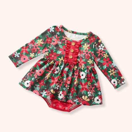 Pine & Petals Baby Skirted Romper | Pete + Lucy