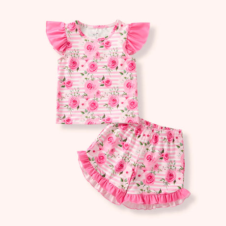 Pink Posies Loungewear Set | Pete + Lucy | PREORDER