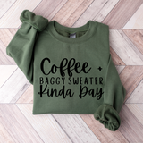 Coffee & Baggy | Graphic Sweatshirt