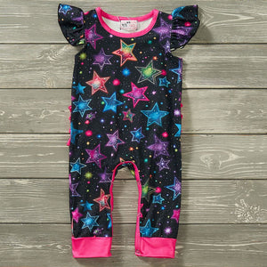 Electric Starlight Baby Romper by Pete + Lucy