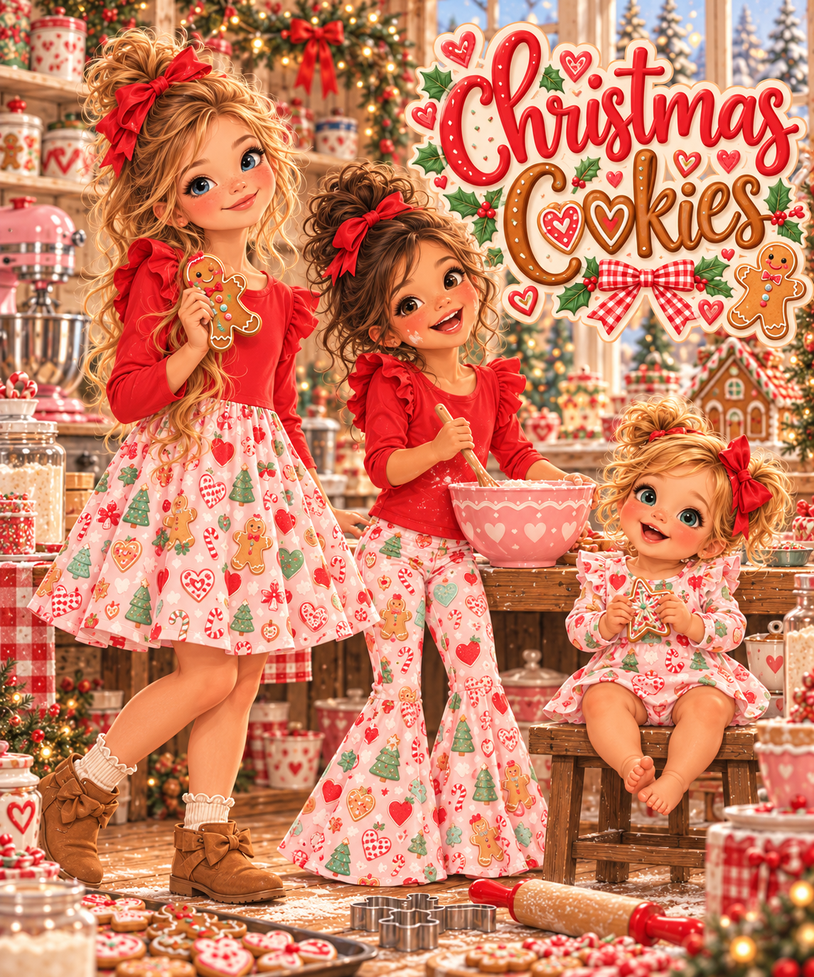 Christmas Cookies Dress | Pete and Lucy